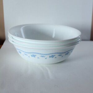 Corelle Morning Blue Set of 3 Cereal Bowls